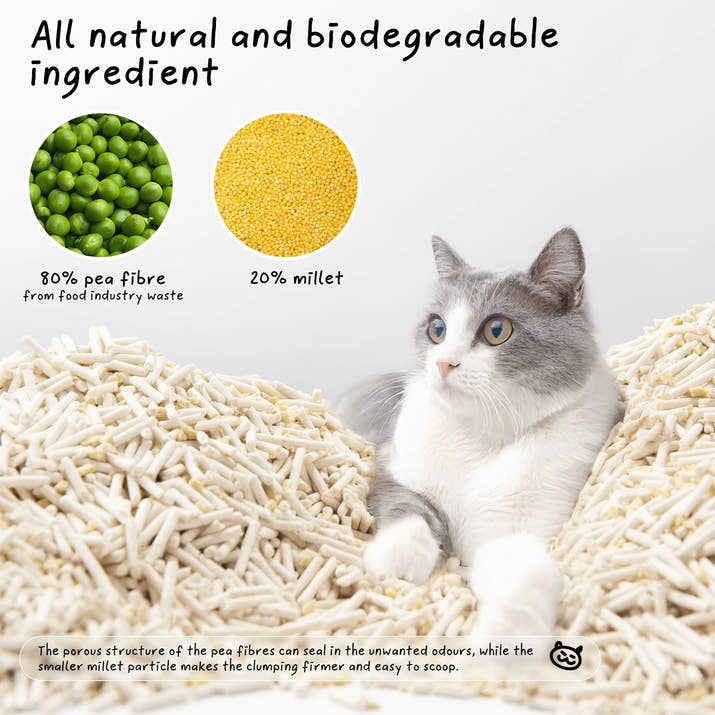 Eco-Friendly Tofu Cat Litter