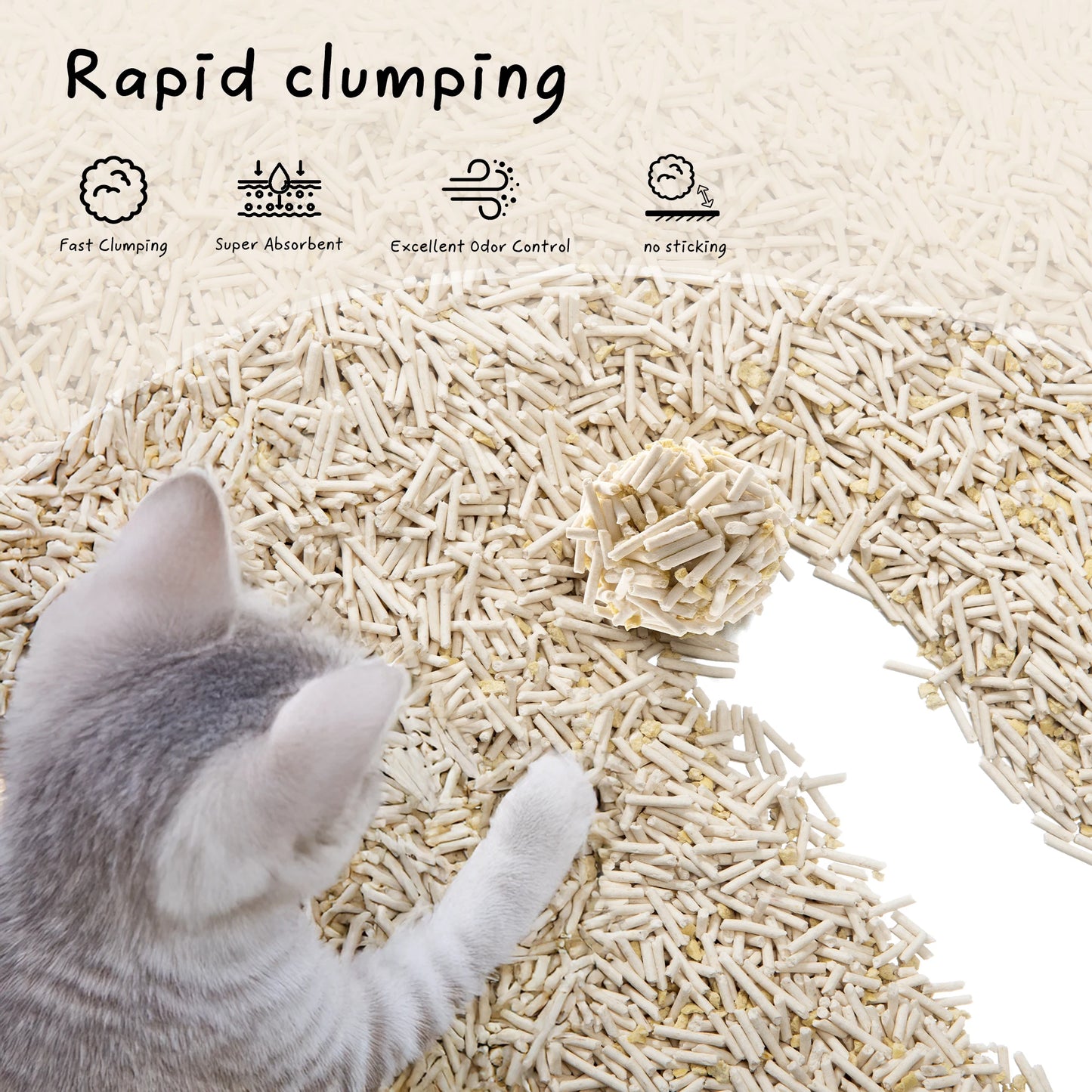 Eco-Friendly Tofu Cat Litter