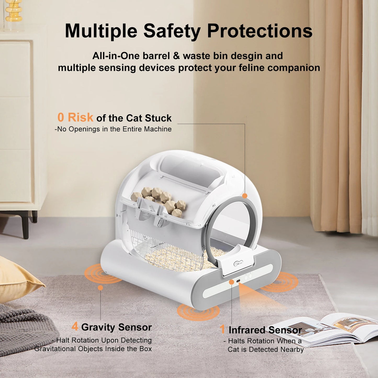 DOEL Smart Self-Cleaning Cat Litter Box™